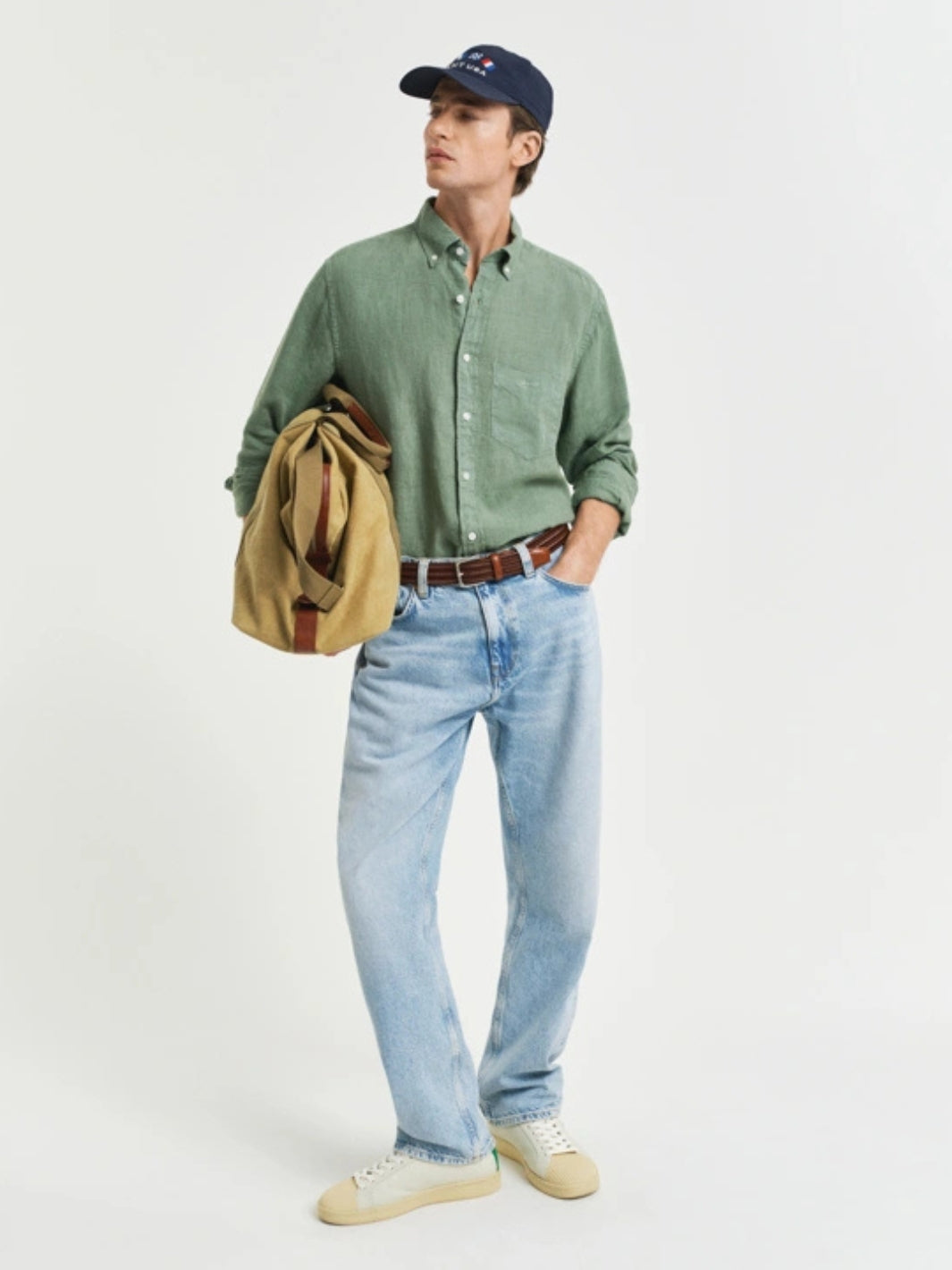 REGULAR FIT LINEN SHIRT