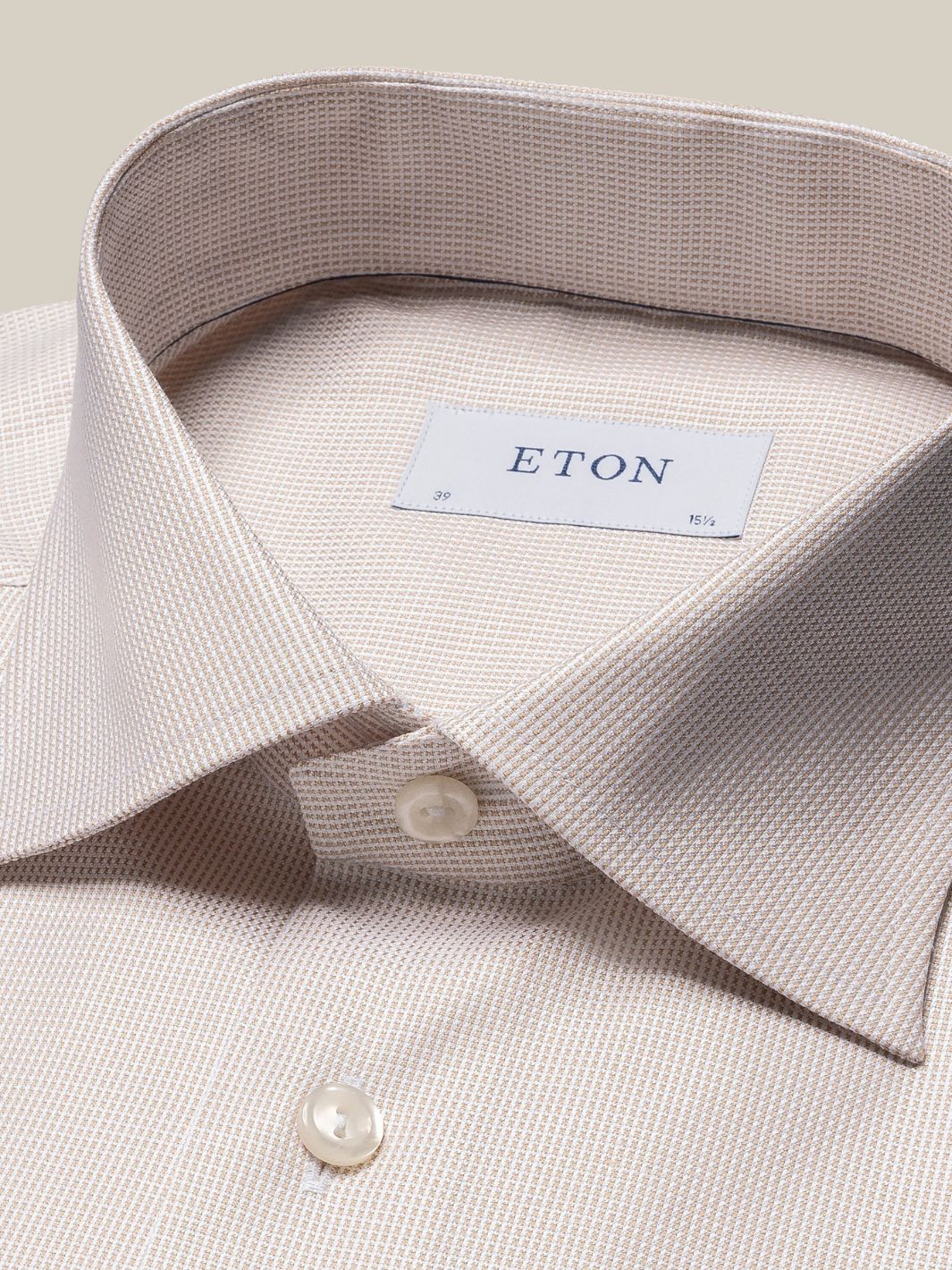 CONTEMPORARY  SEMI SOLID COTTON & TENCEL™ SHIRT