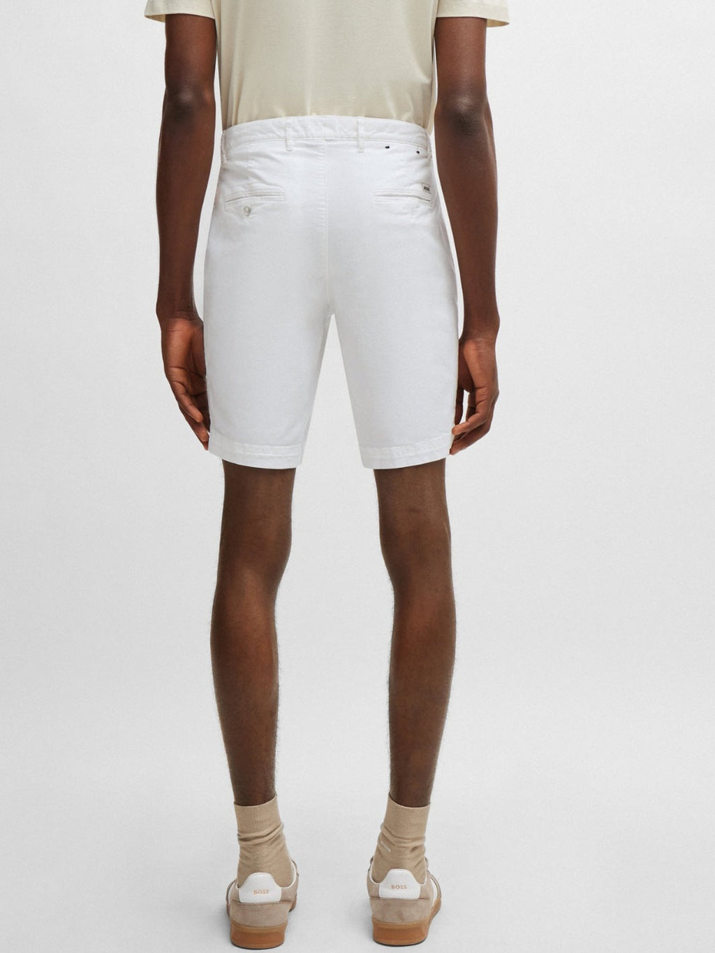 SLIM-FIT STRETCH-COTTON SHORTS