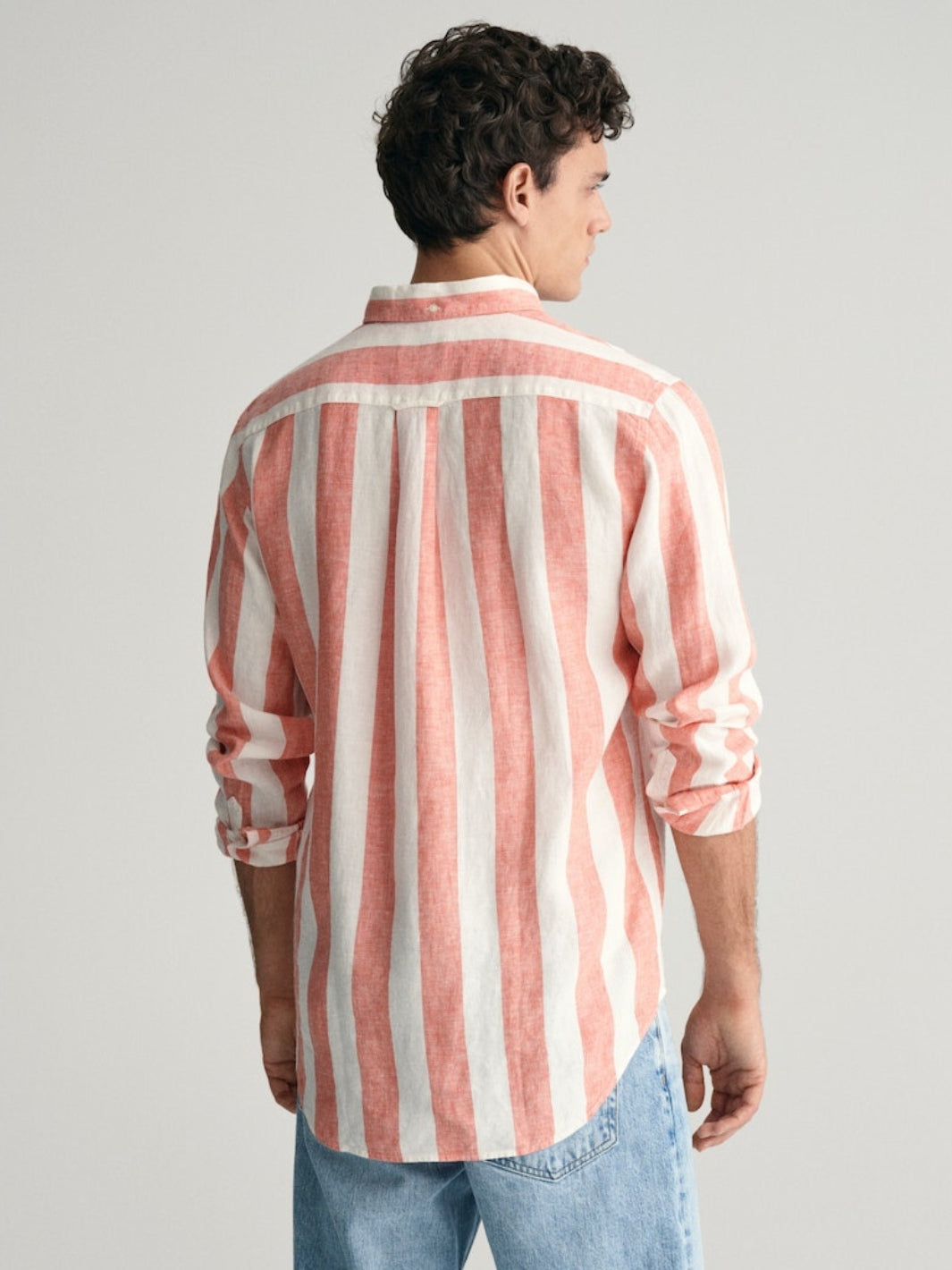 BOLD STRIPE LINEN SHIRT