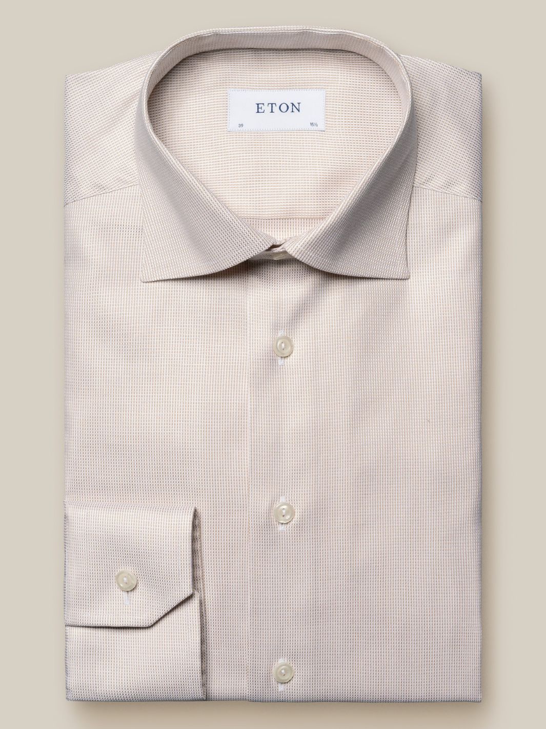CONTEMPORARY  SEMI SOLID COTTON & TENCEL™ SHIRT