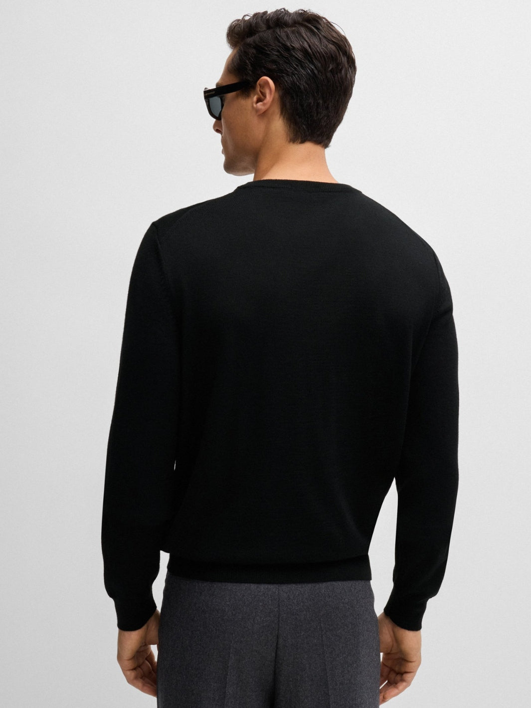 CREW-NECK SWEATER IN VIRGIN WOOL