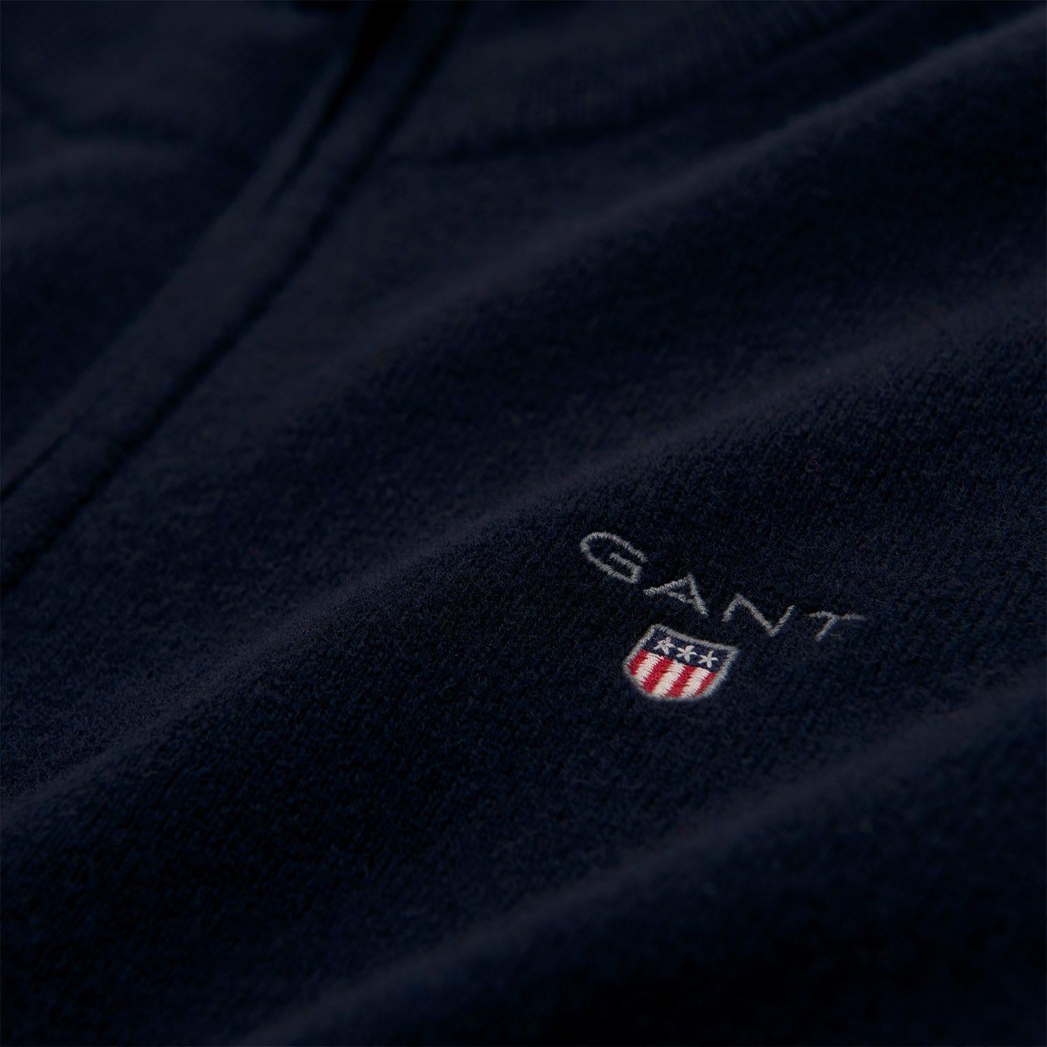 SUPERFINE LAMBSWOOL ZIP CARDIGAN