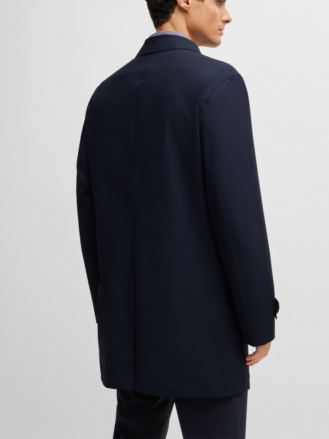 WATERPROOF COAT BLENDED WITH WOOL