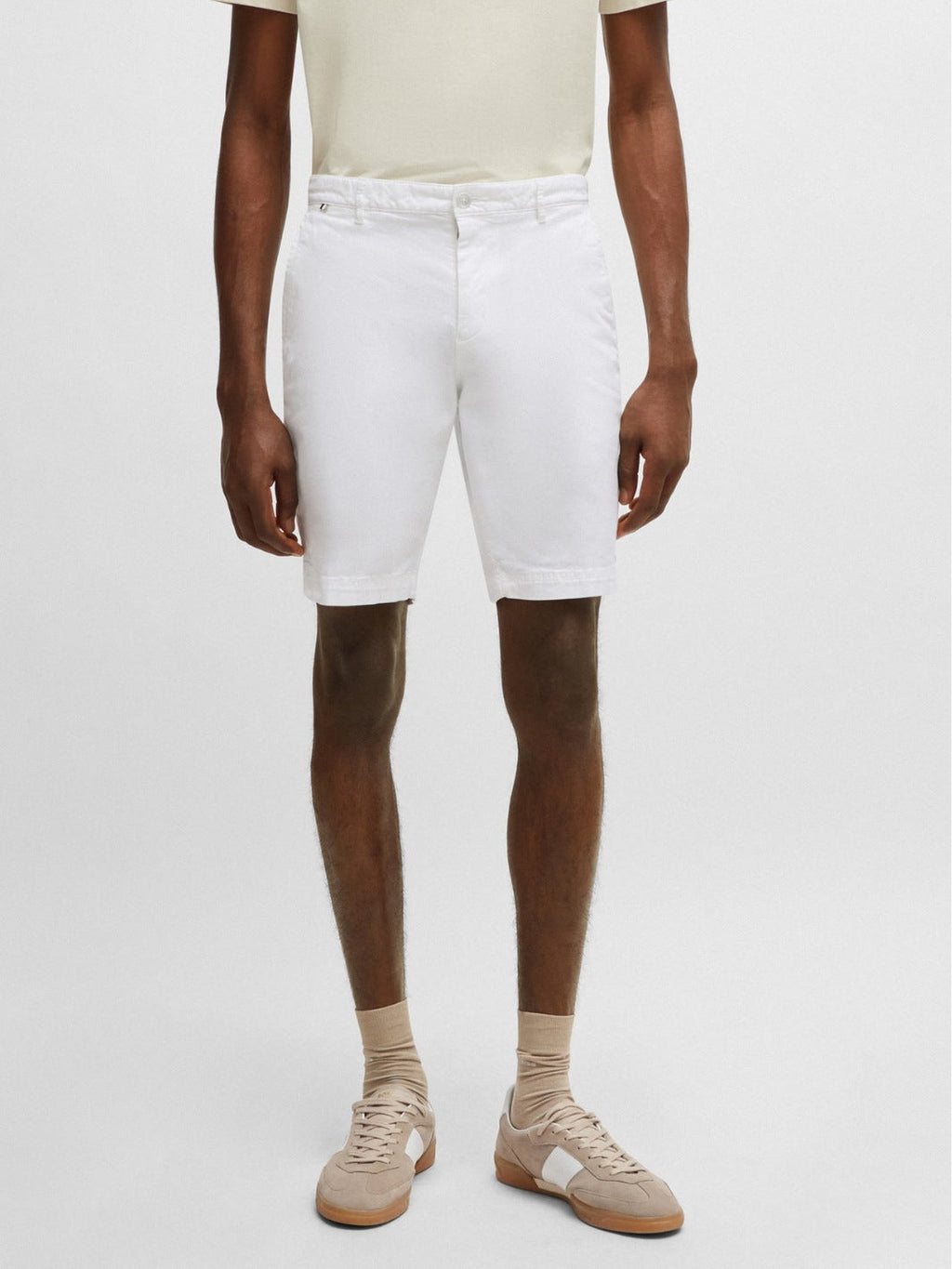 SLIM-FIT STRETCH-COTTON SHORTS
