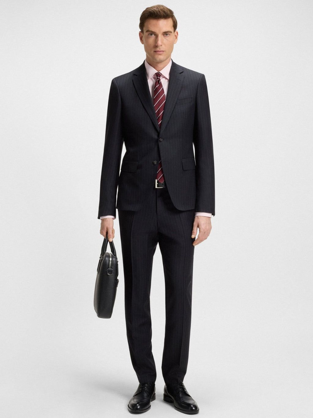 SLIM FIT STRIPED SUIT
