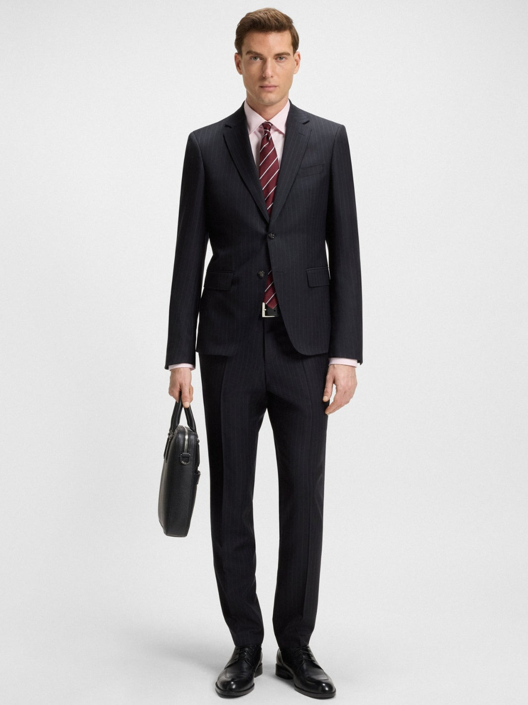 SLIM FIT STRIPED SUIT