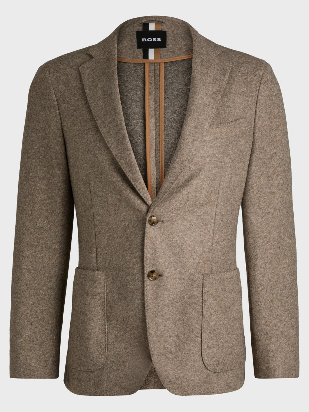 HANRY SLIM-FIT JACKET IN STRETCH JERSEY WITH WOOL