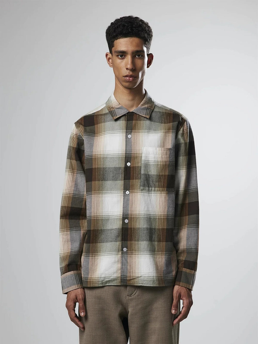 JULIO 5291 REGULAR COTTON CHECKERED OVERSHIRT