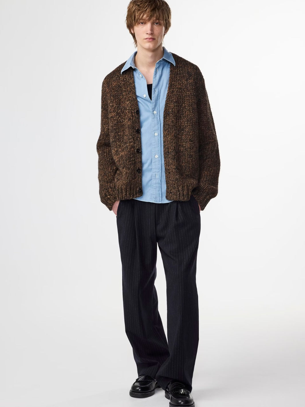 OSKY CARDIGAN Brun