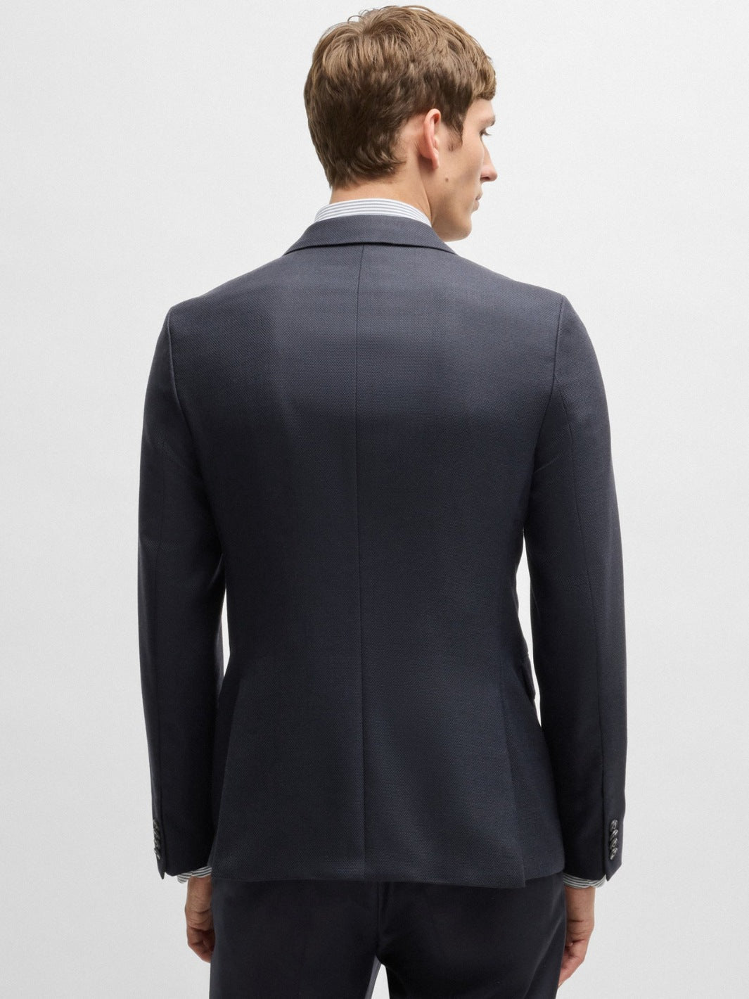 MICRO PATTERNED SLIM-FIT JACKET