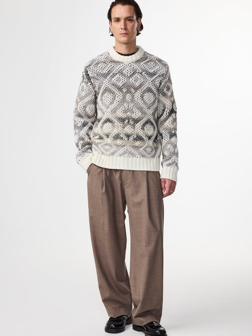 BRADY JACQUARD SWEATER