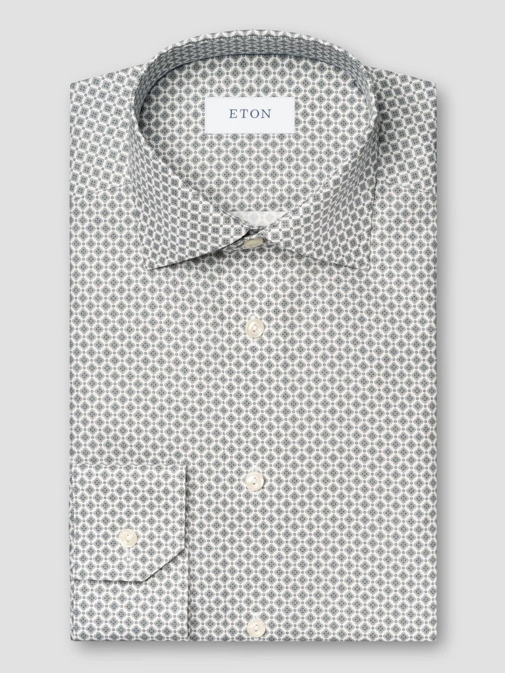 CONTEMPORARY MEDALLION COTTON TENCEL SHIRT