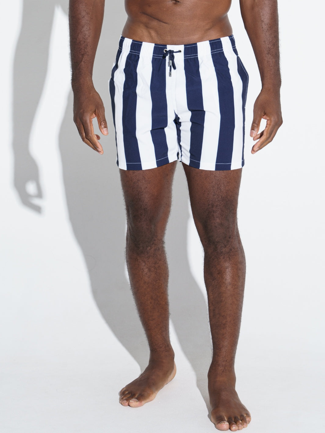 RETRO STRIPE SWIM SHORTS
