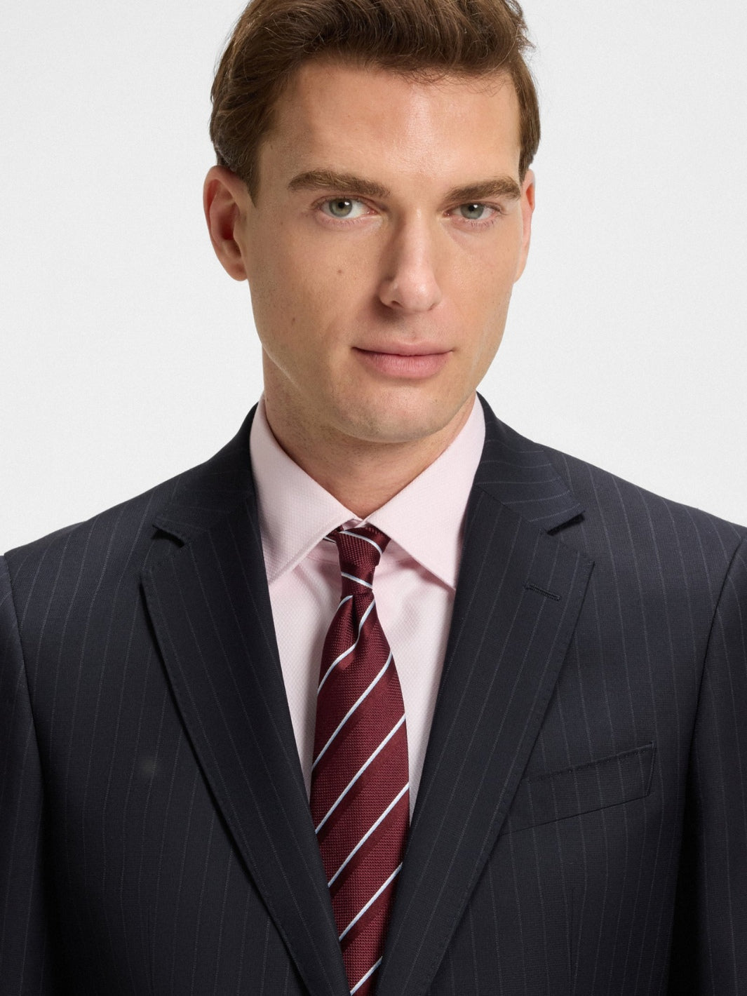 SLIM FIT STRIPED SUIT