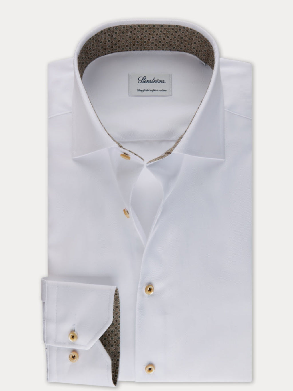 FITTED BODY CONTRAST TWILL SHIRT