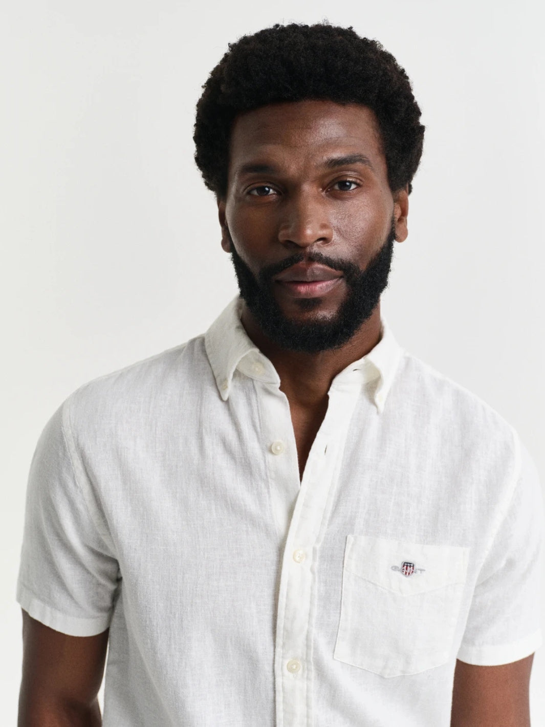 COTTON/LINEN SS SHIRT