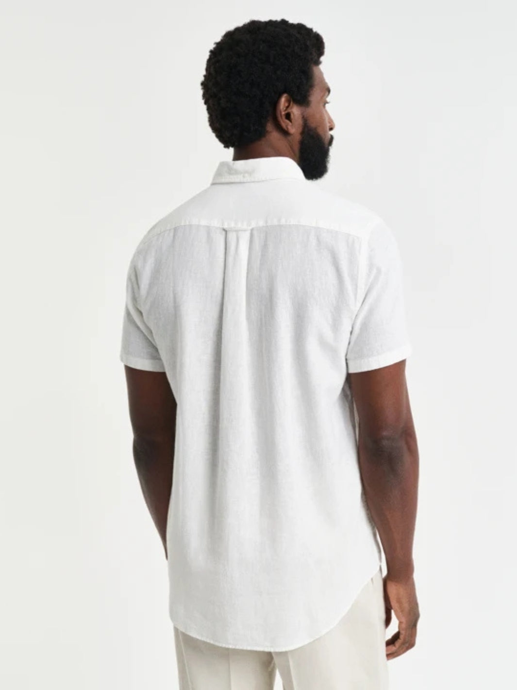 COTTON/LINEN SS SHIRT