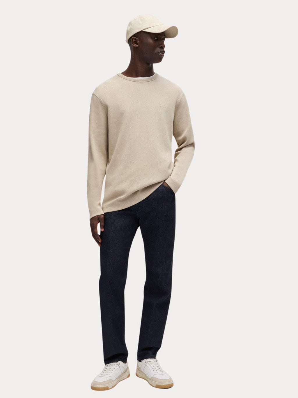 REGULAR-FIT COTTON-BLEND SWEATER