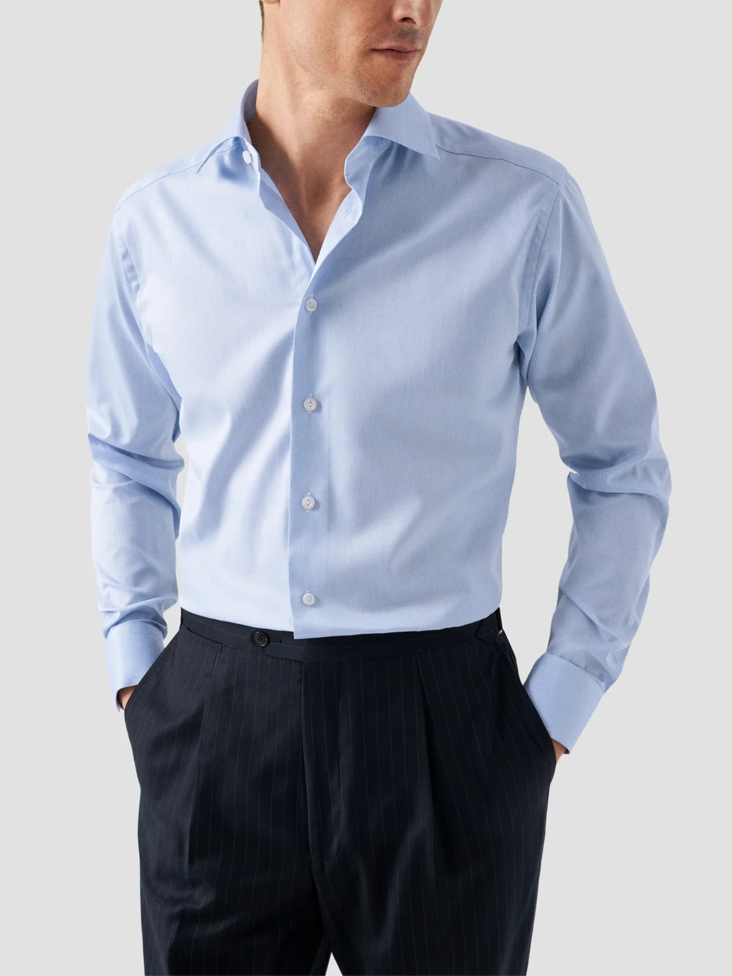 SLIM SIGNATURE TWILL SKJORTE